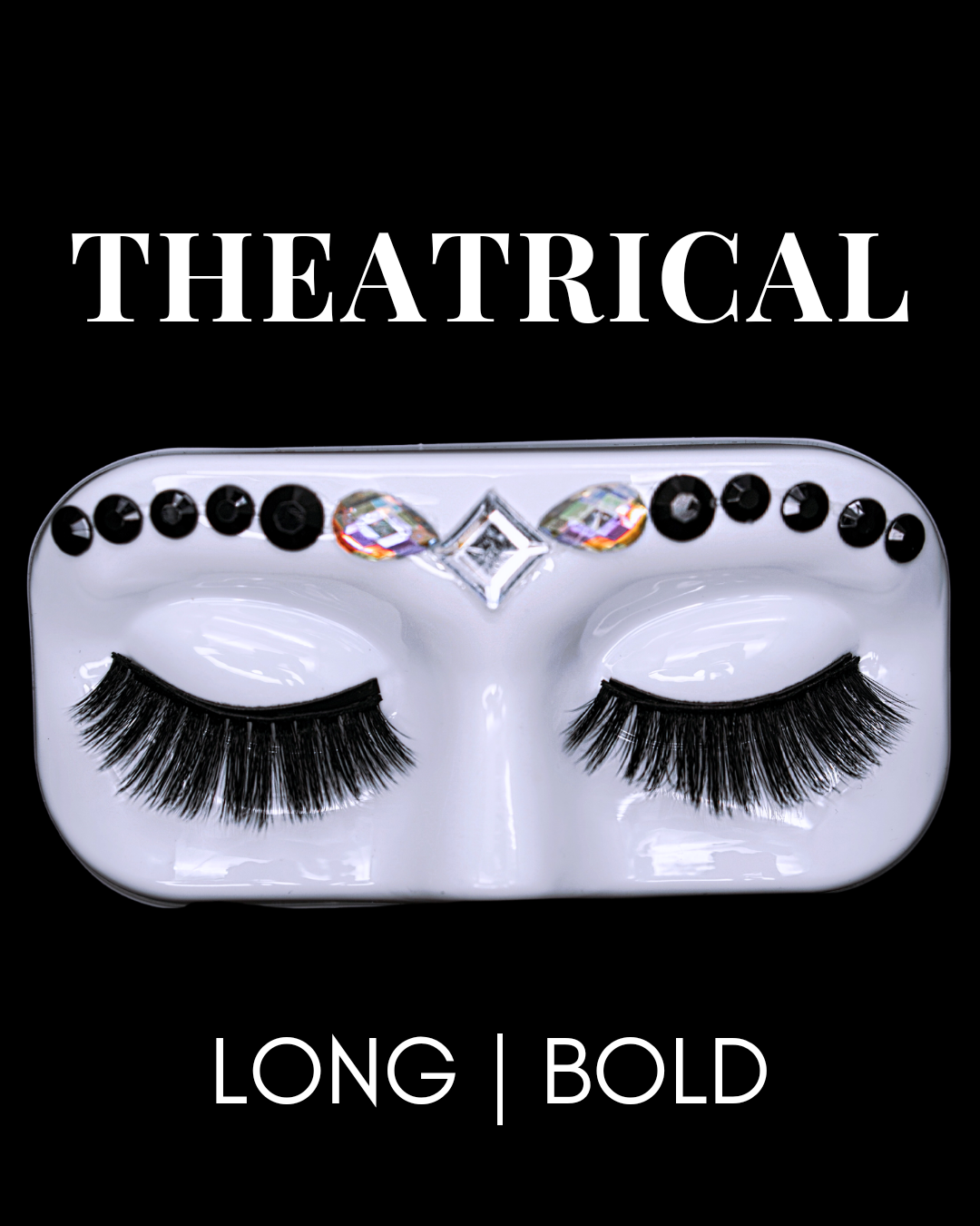 GEM IN EYE Cosmetics Lash & Flash™ Magnetic Eyelashes kit has a pair of classy magnetic eyelashes in a face tray adorned with gems. This kit comes complete package with a smudge-free, waterproof, and latex-free magnetic eyeliner in an aluminum bottle in a matte finish. It has a stainless ball inside that keeps the magnetic eyeliner fresh and long-lasting. Completing the set is an angled lash applicator for precision and hassle-free application.