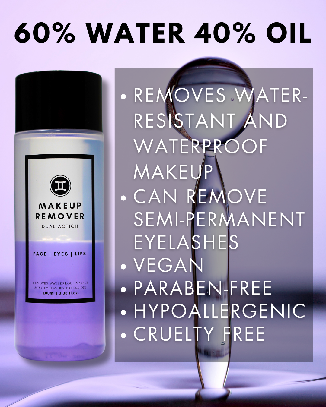 Dual Action Make-Up Remover
