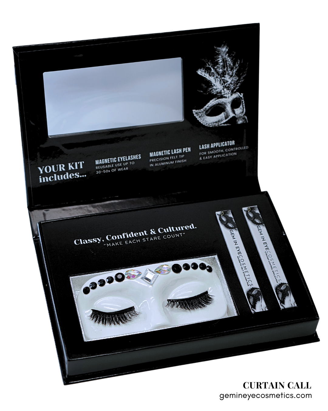 Lash &amp; Flash™ CURTAIN CALL Magnetic Eyelashes Kit