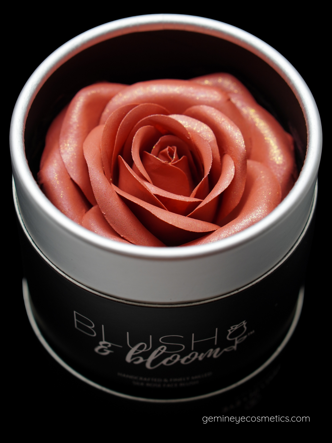 Blush&Bloom™ is an Authentic Scented Rose Blush product designed by GEM IN EYE Cosmetics. This shade is Flirty in pale peach color. It is highly pigmented and buildable great for light to fair skin tones. Best for medium to dark skin with a matte-to-shimmer finish. It will give you that “Natural Dewy Glow”. These rose blushes were first introduced in the beauty industry in NEW YORK FASHION WEEK September 2022 Edition